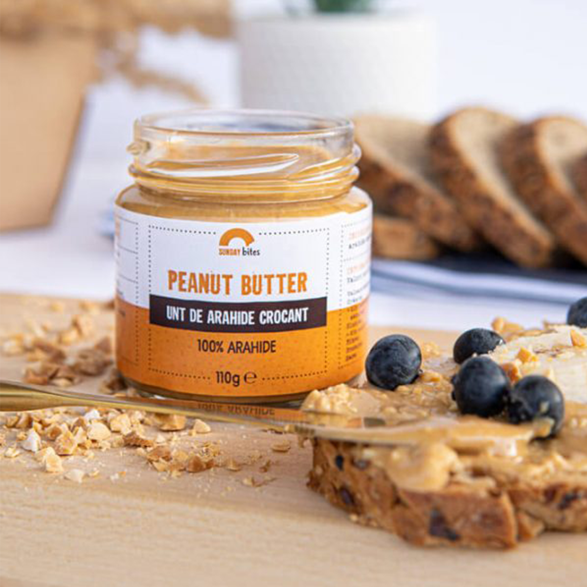 Peanut butter crunchy – Cremă crocantă de arahide Peanut butter crunchy – Cremă crocantă de arahide